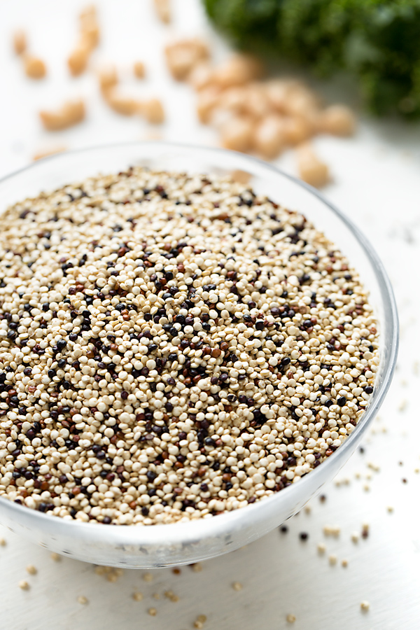 Quinoa Salad Ingredients | thecozyapron.com
