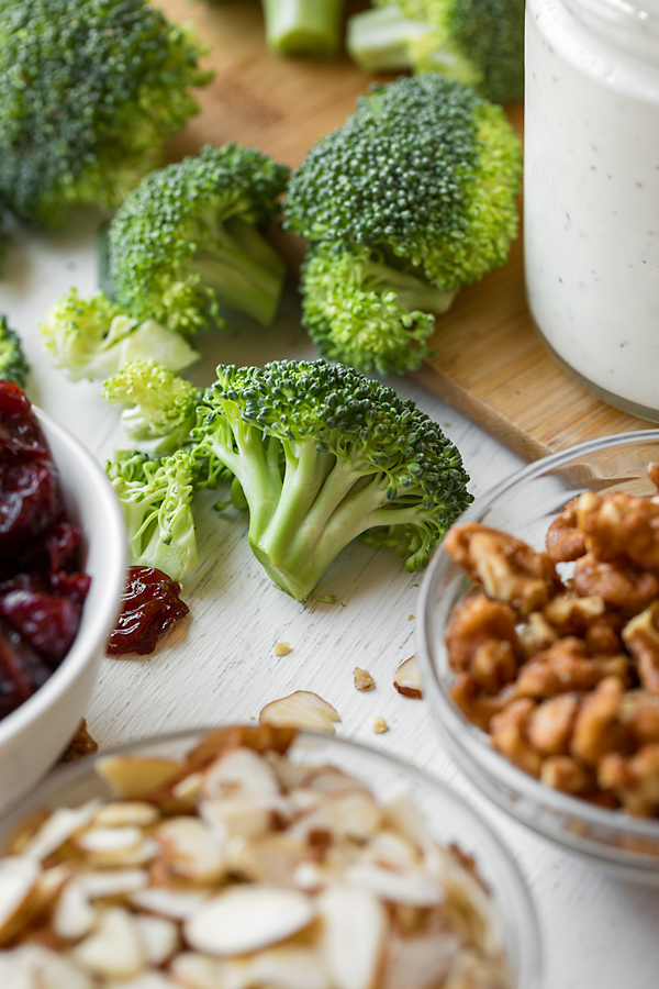 Broccoli Salad Ingredients | thecozyapron.com