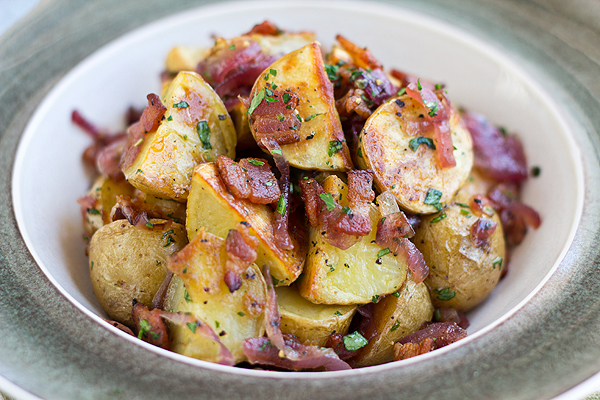 Warm German Potato Salad | thecozyapron.com