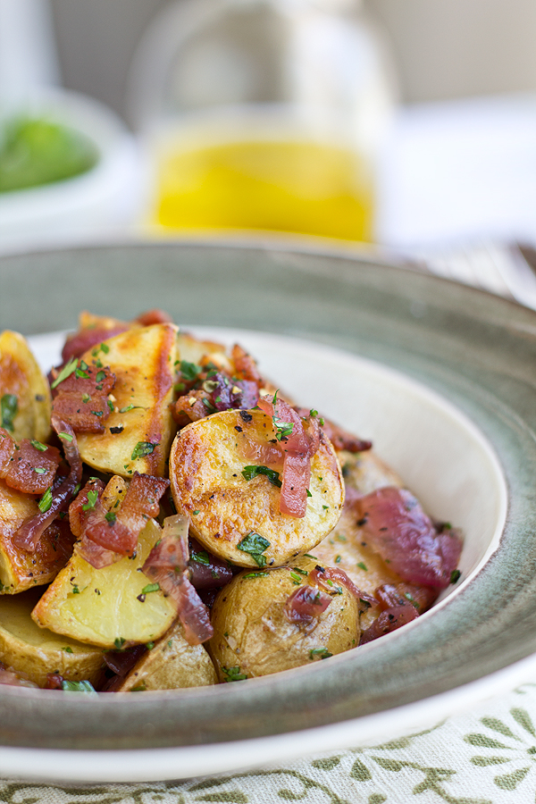 Warm German Potato Salad | thecozyapron.com