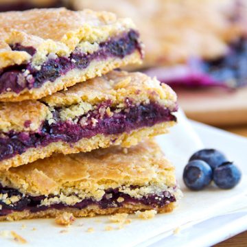 Blueberry Bars | thecozyapron.com