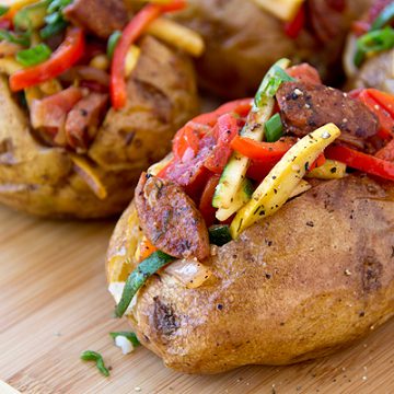 Stuffed Baked Potatoes | thecozyapron.com