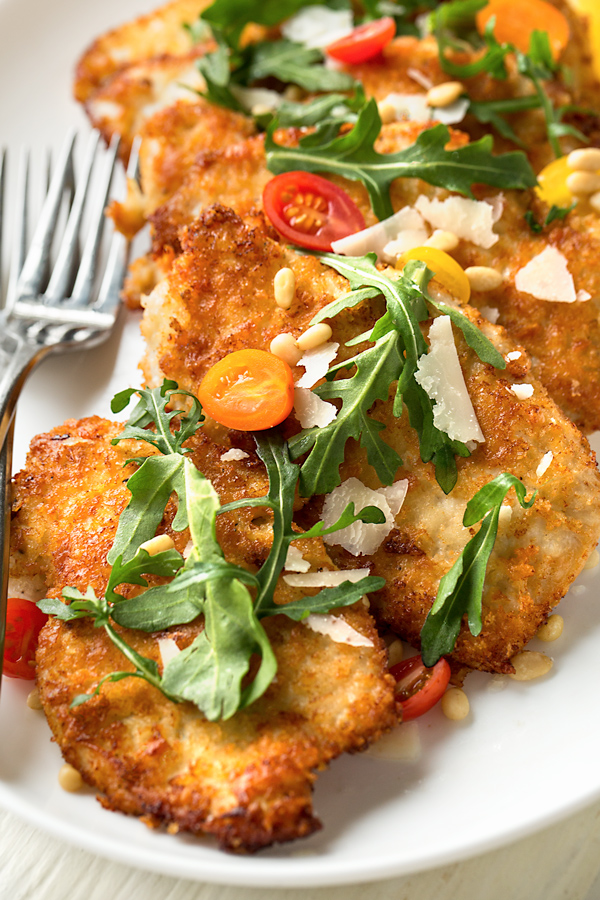Parmesan Crusted Chicken | thecozyapron.com