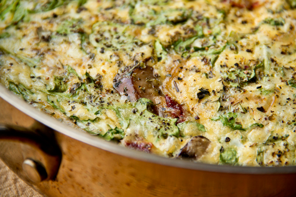 Vegetable Frittata | thecozyapron.com