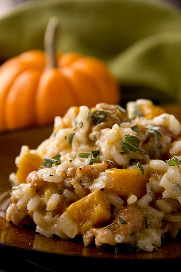 Pumpkin Risotto | thecozyapron.com