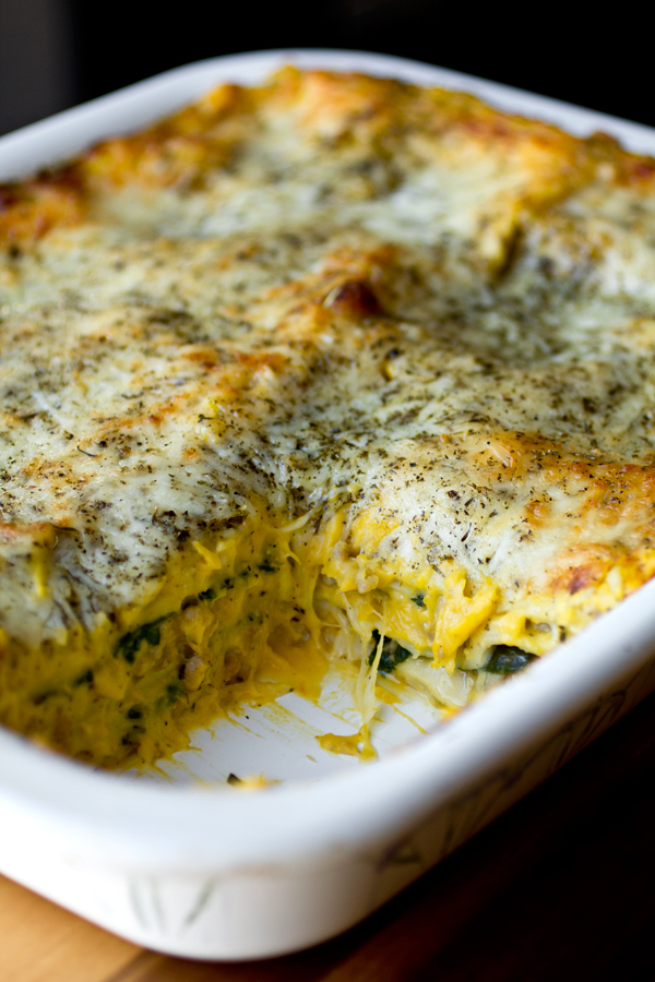 Butternut Squash Lasagna | thecozyapron.com