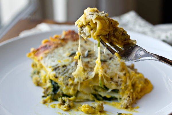 Butternut Squash Lasagna | thecozyapron.com