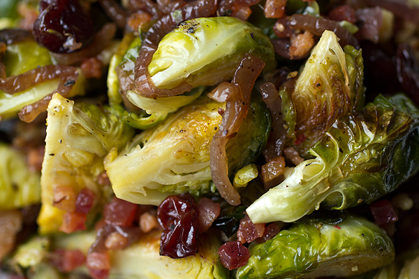 Baked Brussels Sprouts with Cider Glaze | thecozyapron.com