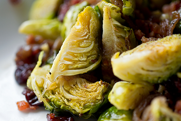 Baked Brussels Sprouts with Cider Glaze | thecozyapron.com
