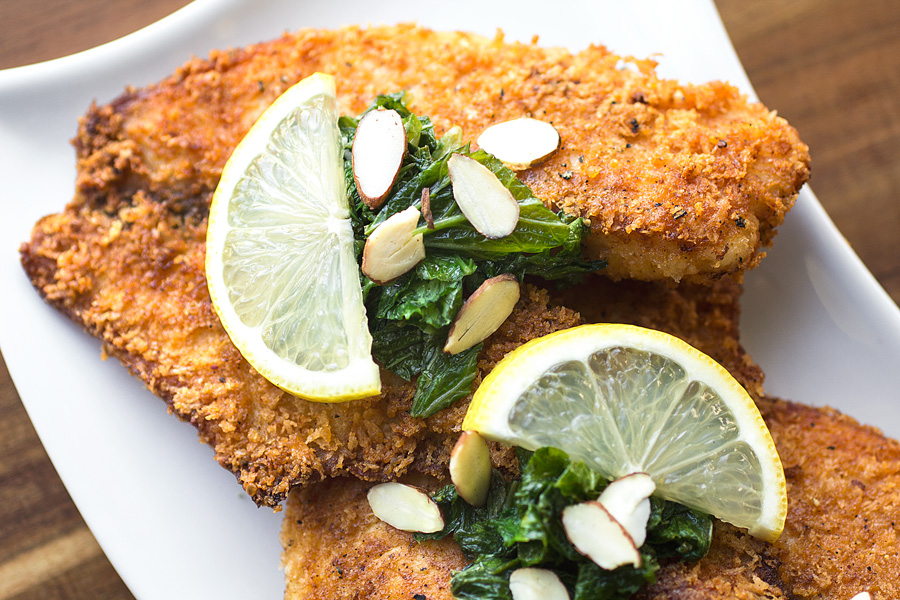 Pan Fried Fish on a platter | thecozyapron.com