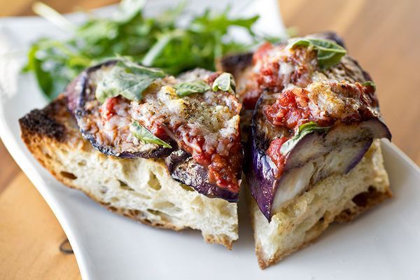 Grilled Eggplant Parmesan