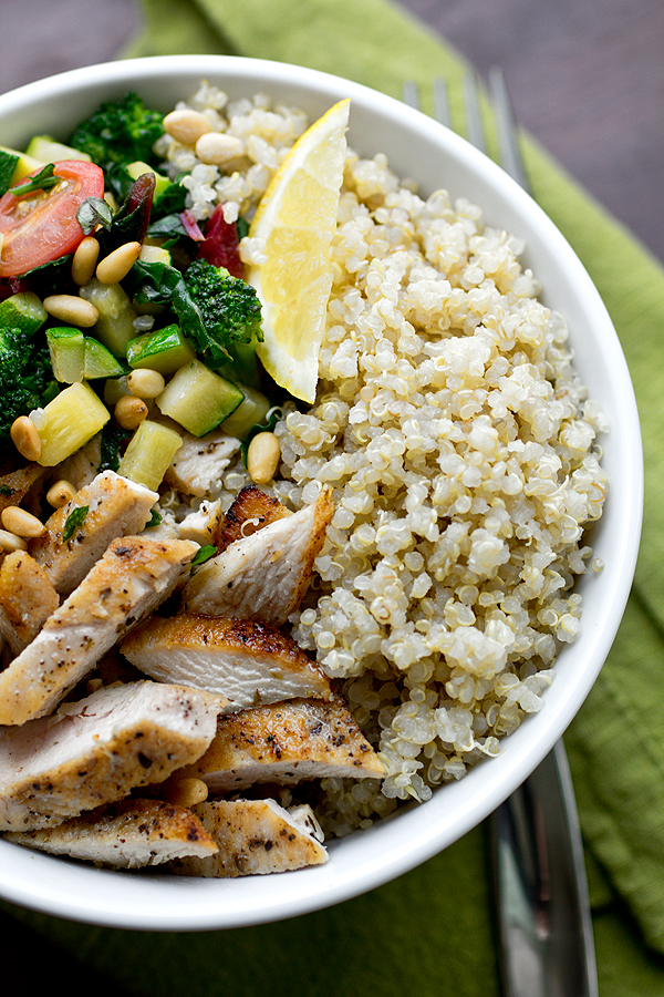 Quinoa Bowl | thecozyapron.com