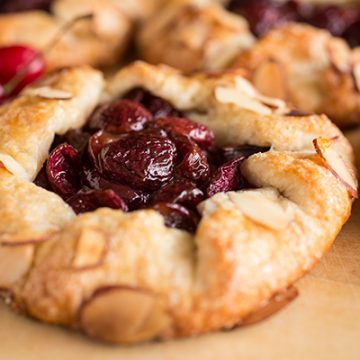 Cherry Galettes | thecozyapron.com
