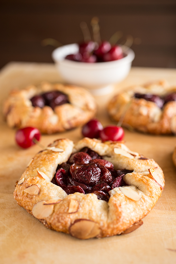 A fresh-baked Cherry Galette | thecozyapron.com