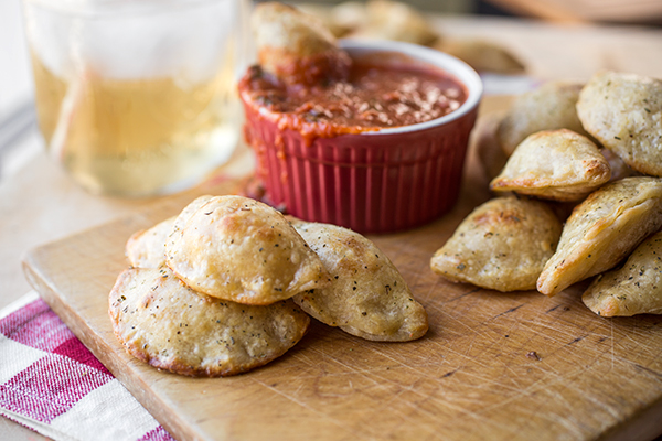 Mini Calzones with Pepperoni