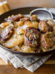Saucy Hungarian Red Potato Goulash | thecozyapron.com
