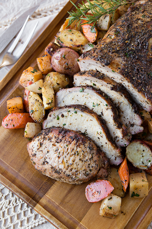 Pork Loin Roast | thecozyapron.com