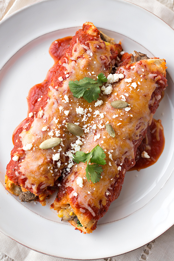 Steak Enchiladas | thecozyapron.com
