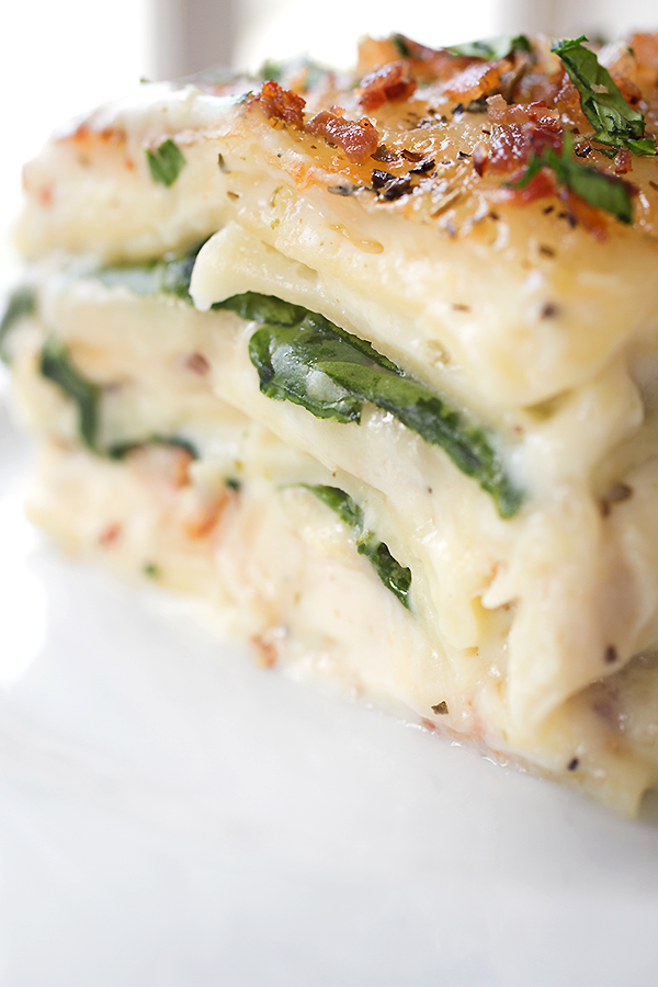 Spinach Lasagna | thecozyapron.com