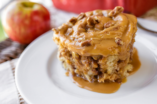 Caramel Apple Cinnamon Rolls