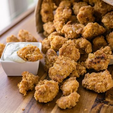 Popcorn Chicken | thecozyapron.com