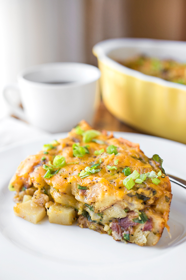 Breakfast Potato Casserole | thecozyapron.com