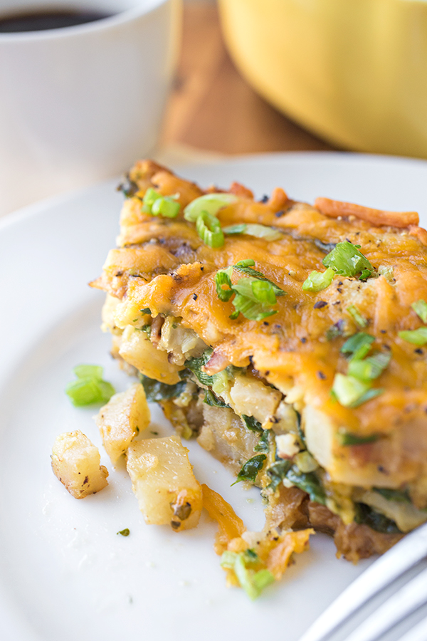 Breakfast Potato Casserole | thecozyapron.com