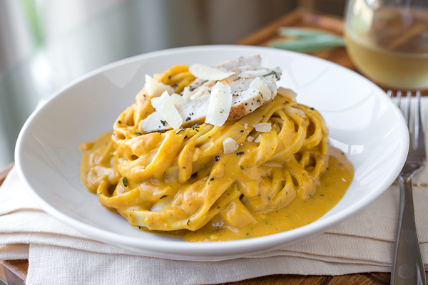 Pumpkin Cream Sauce Fettuccine, & Keeping Things Together When They Want To Come Apart