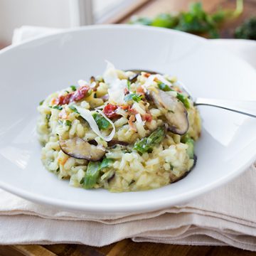 Mushroom Risotto | thecozyapron.com