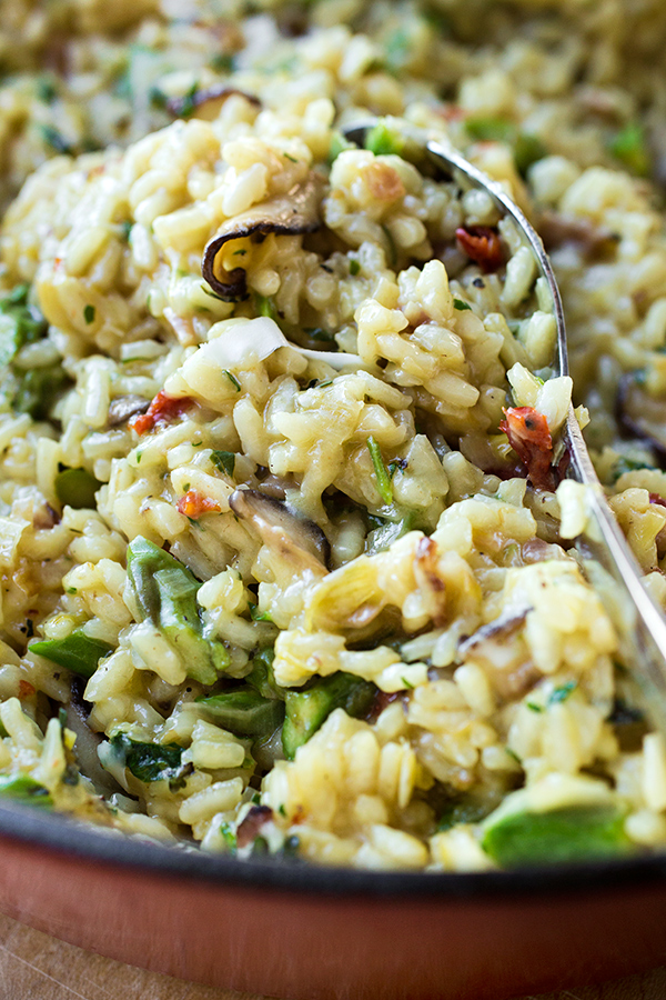 Mushroom Risotto | thecozyapron.com