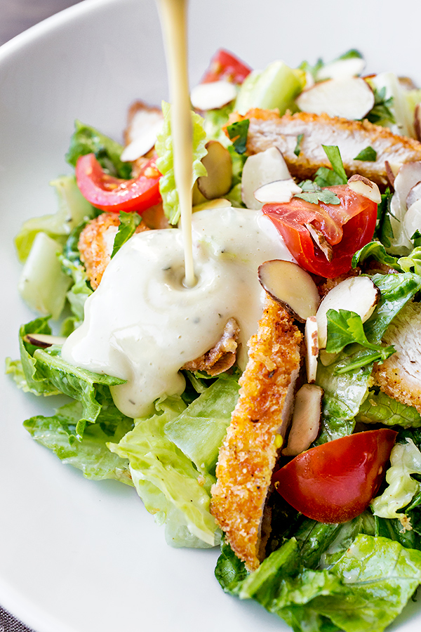 Honey Mustard Chicken Salad | thecozyapron.com