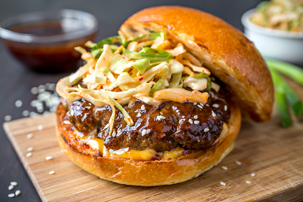 Korean BBQ Burger, One Crazy-Good Little Burger