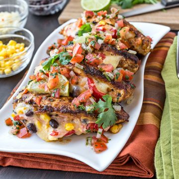 Stuffed Chicken Breasts Southwest Style | thecozyapron.com