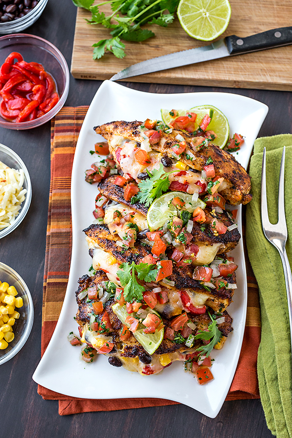 Stuffed Chicken Breasts Southwest Style | thecozyapron.com