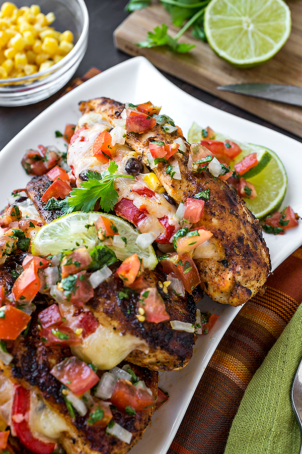 Stuffed Chicken Breasts Southwest Style | thecozyapron.com