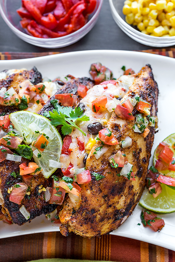 Stuffed Chicken Breasts Southwest Style | thecozyapron.com