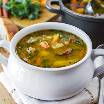 Harvest Stew with Smoked Sausage | thecozyapron.com