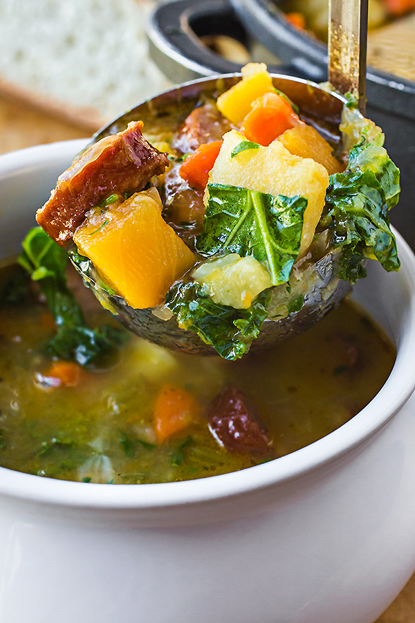 Harvest Stew with Smoked Sausage | thecozyapron.com