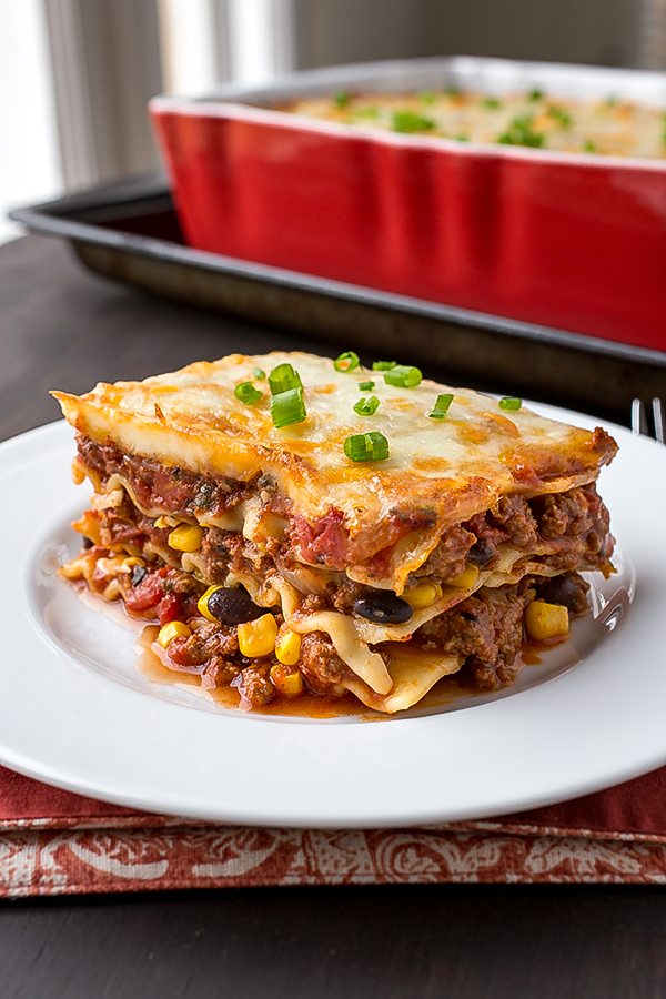 Mexican Lasagna | thecozyapron.com