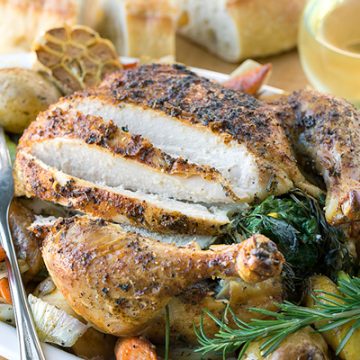 Roast Chicken with Vegetables | thecozyapron.com