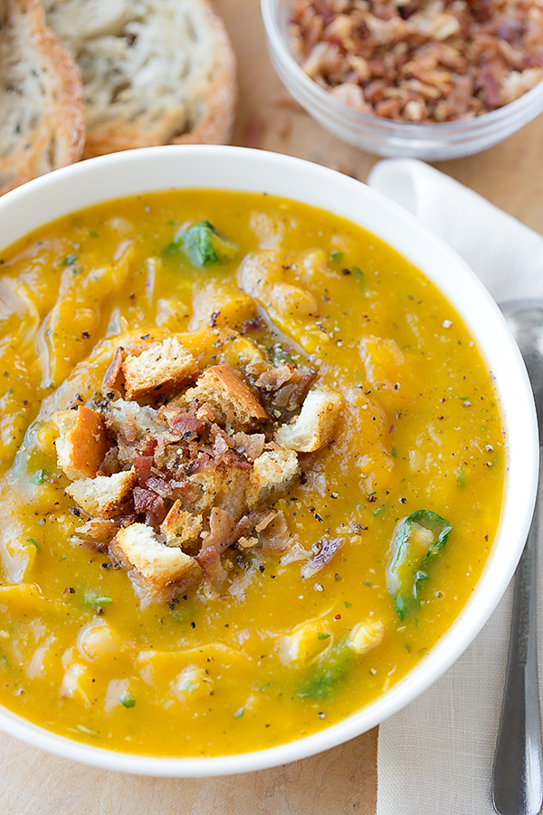 Butternut Squash Soup | thecozyapron.com