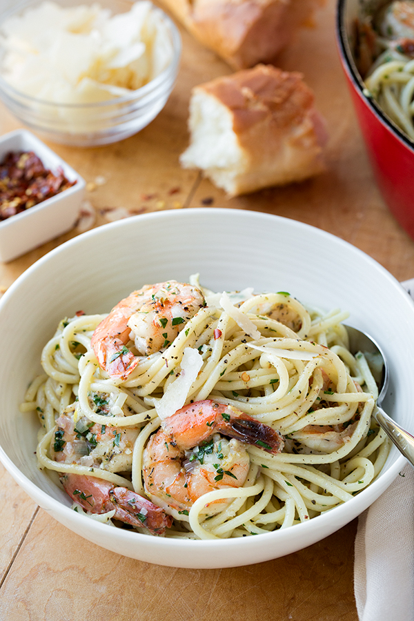 Shrimp Scampi | thecozyapron.com