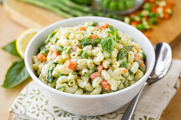 Macaroni Salad with Spring Vegetables, and the Hope That Springs Eternal