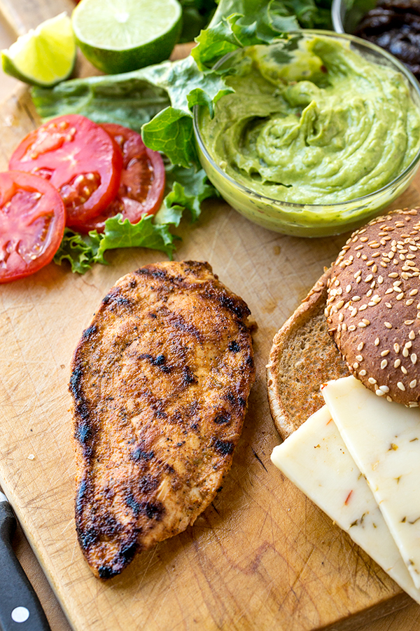 Chicken Burger Ingredients | thecozyapron.com
