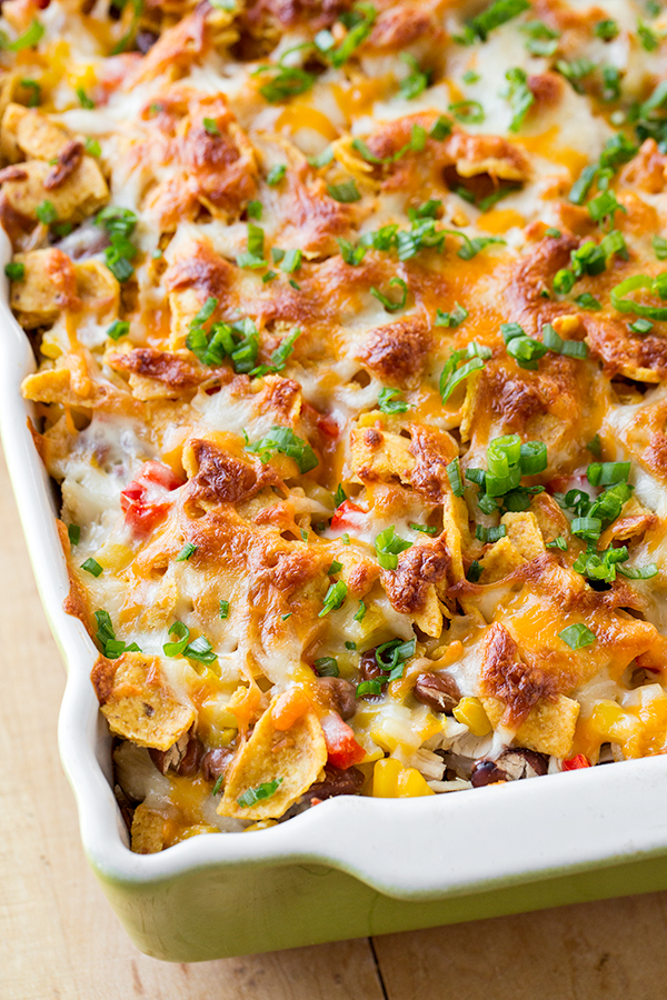 Chicken Tortilla Casserole | thecozyapron.com
