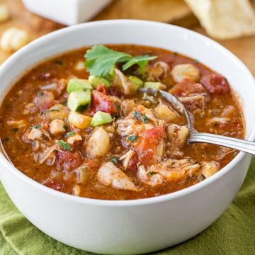 Mexican Chicken Soup | thecozyapron.com