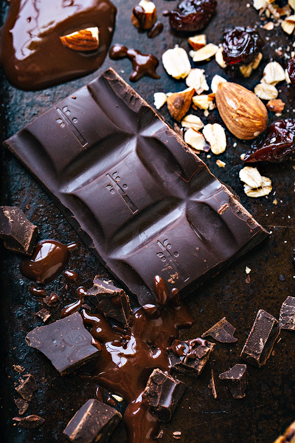 Ingredients for Trail Mix Cookie Bars | thecozyapron.com