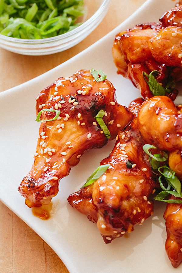 Spicy Orange Chicken Wings | thecozyapron.com