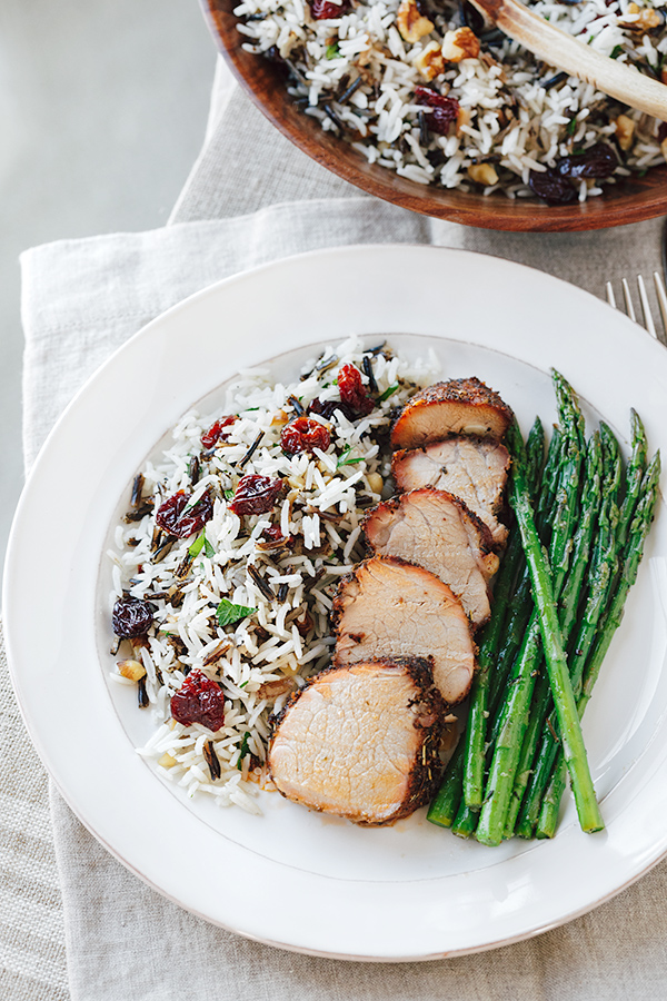 Holiday Wild Rice Pilaf | thecozyapron.com
