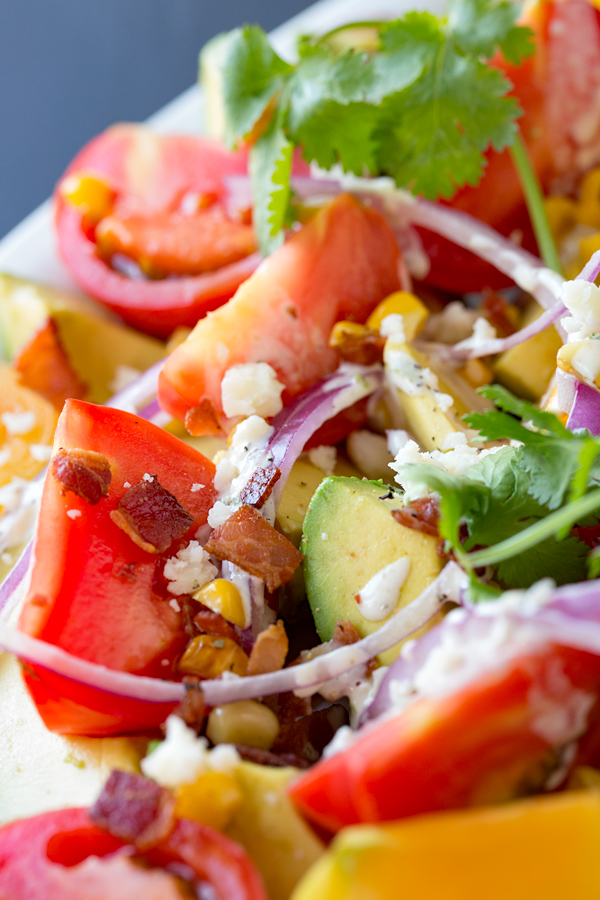 Avocado Salad with Zesty Lime Dressing | thecozyapron.com